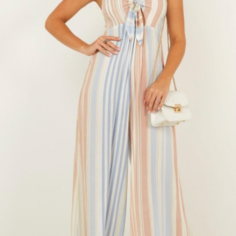 Multi-Stripe Jumpsuit - Picture 5 of 5